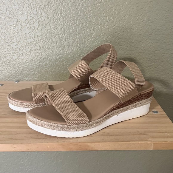Platform Espadrille Sandals 8/39EU - Picture 1 of 6